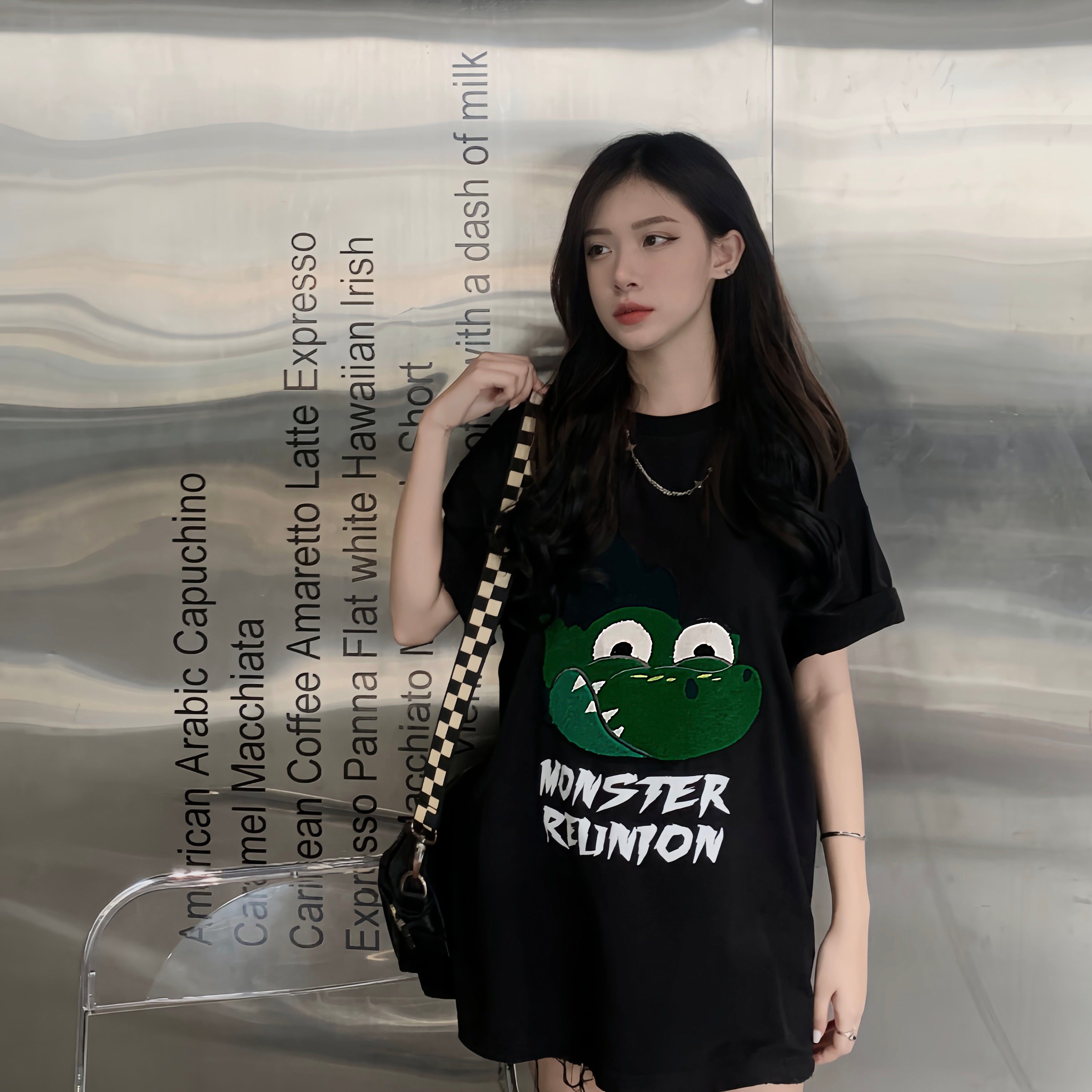 Áo Thun Thêu Xù 3D REUNION R'DINOSAUR