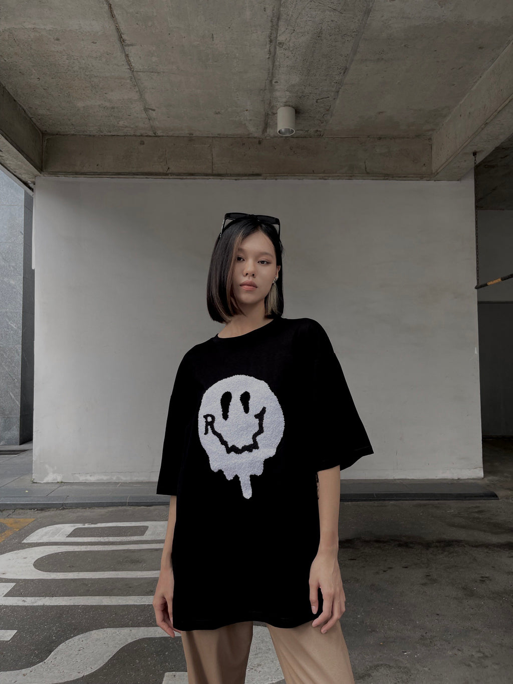 Áo Thun Thêu Xù 3D REUNION R'FACE T-shirt