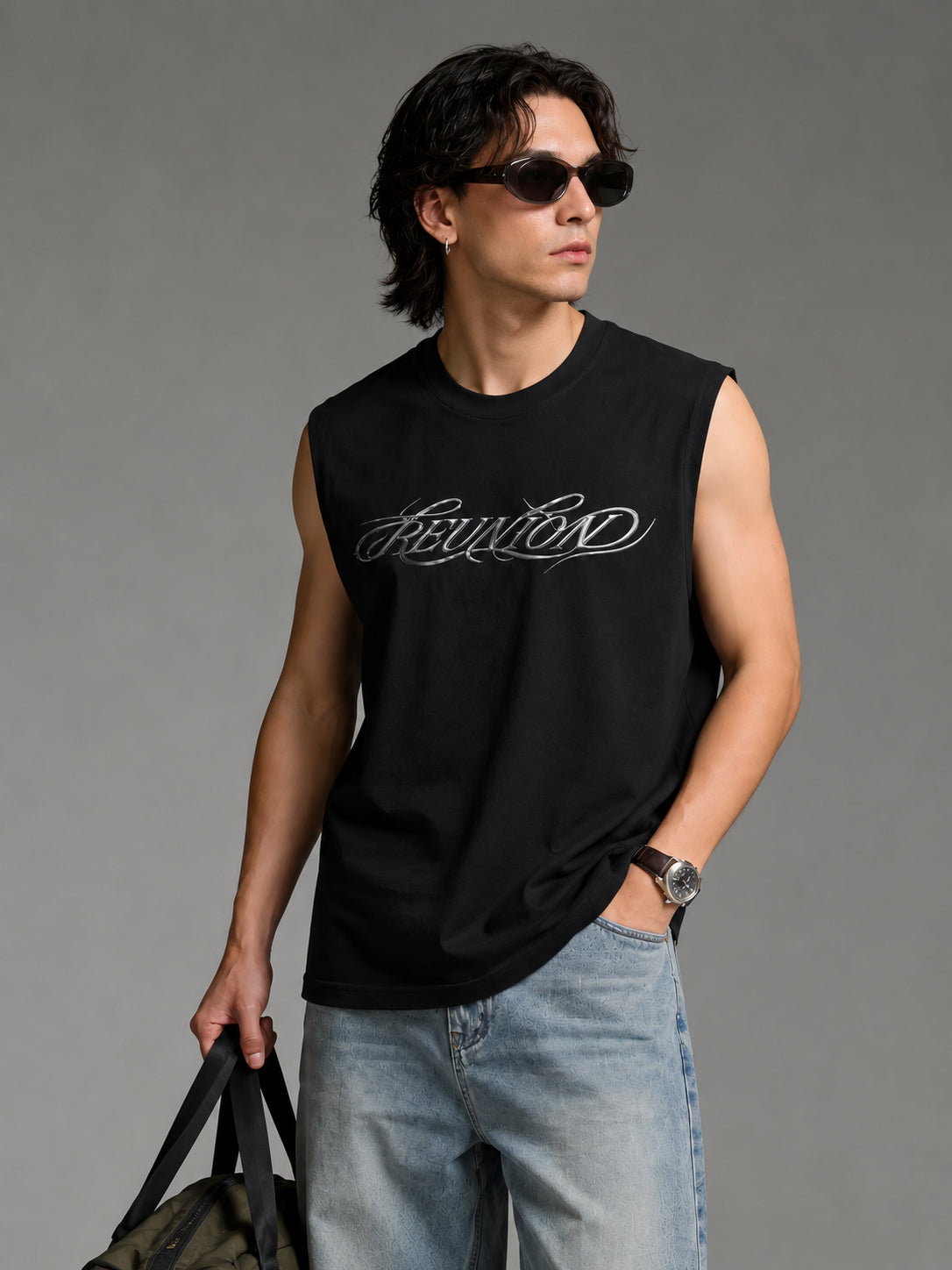 Áo Tanktop REUNION "SCRIPT" TT64