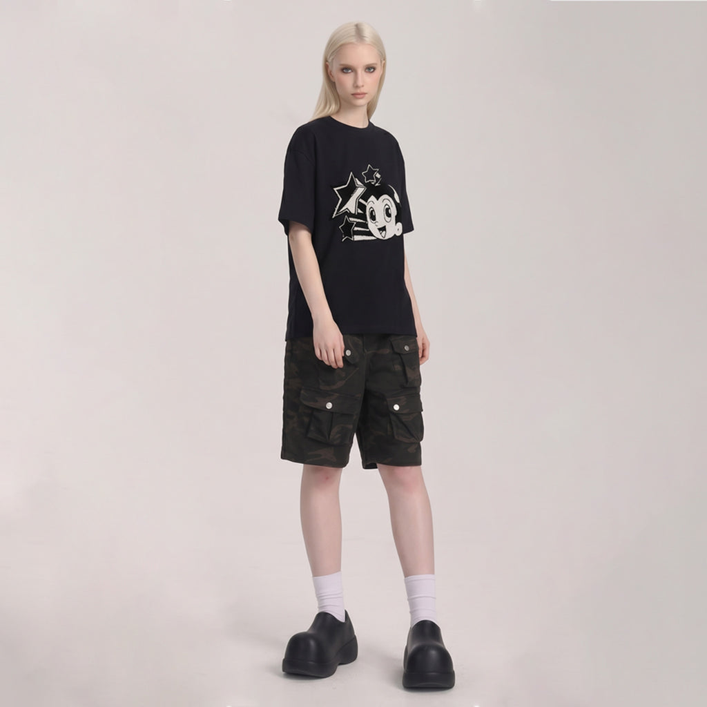 Áo Thun Thêu Xù 3D REUNION R'ATB STATRS T-shirt