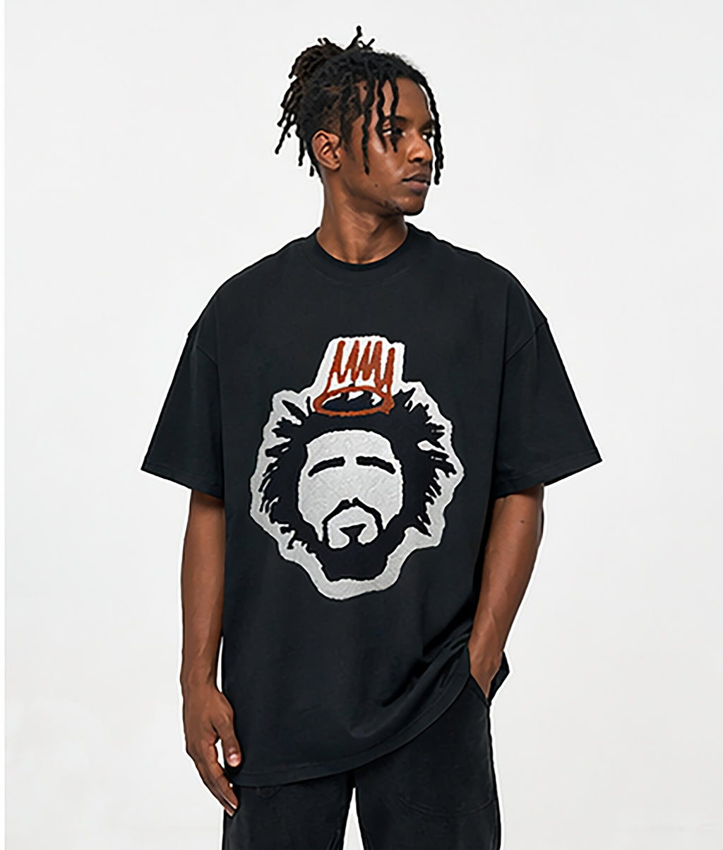 Áo Thun Thêu Xù 3D REUNION R'KING T-shirt