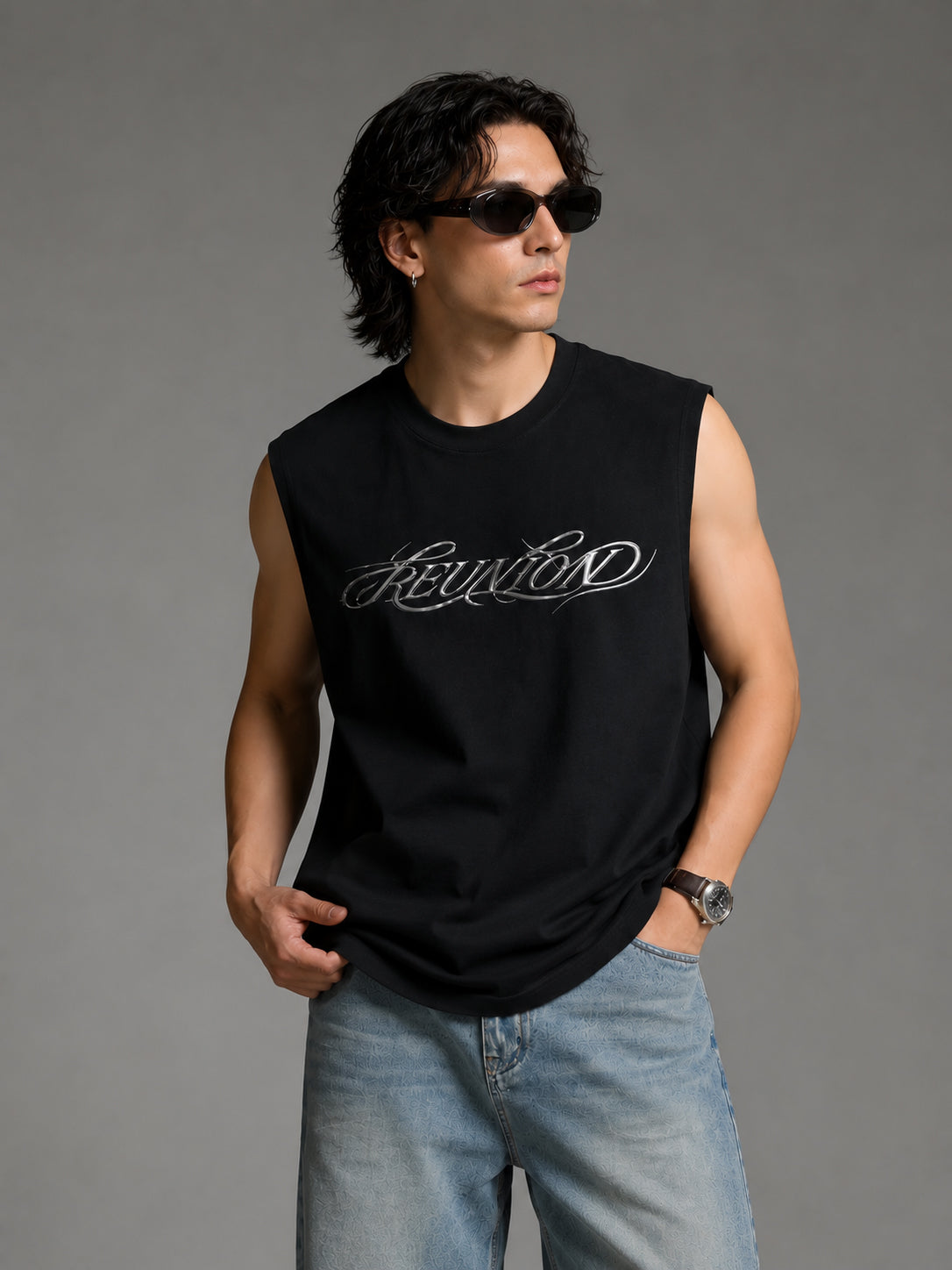 Áo Tanktop REUNION "SCRIPT" TT64