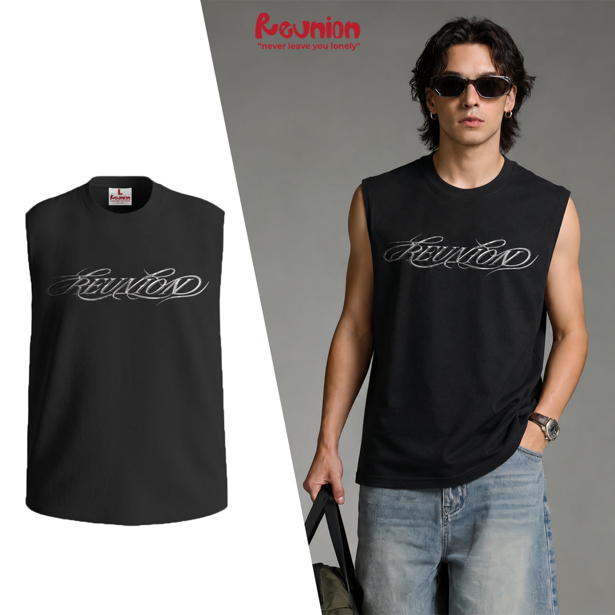 Áo Tanktop REUNION "SCRIPT" TT64