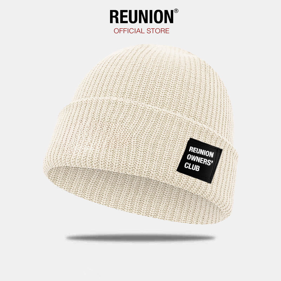 Mũ Len Benie REUNION "RUBBER LOGO"