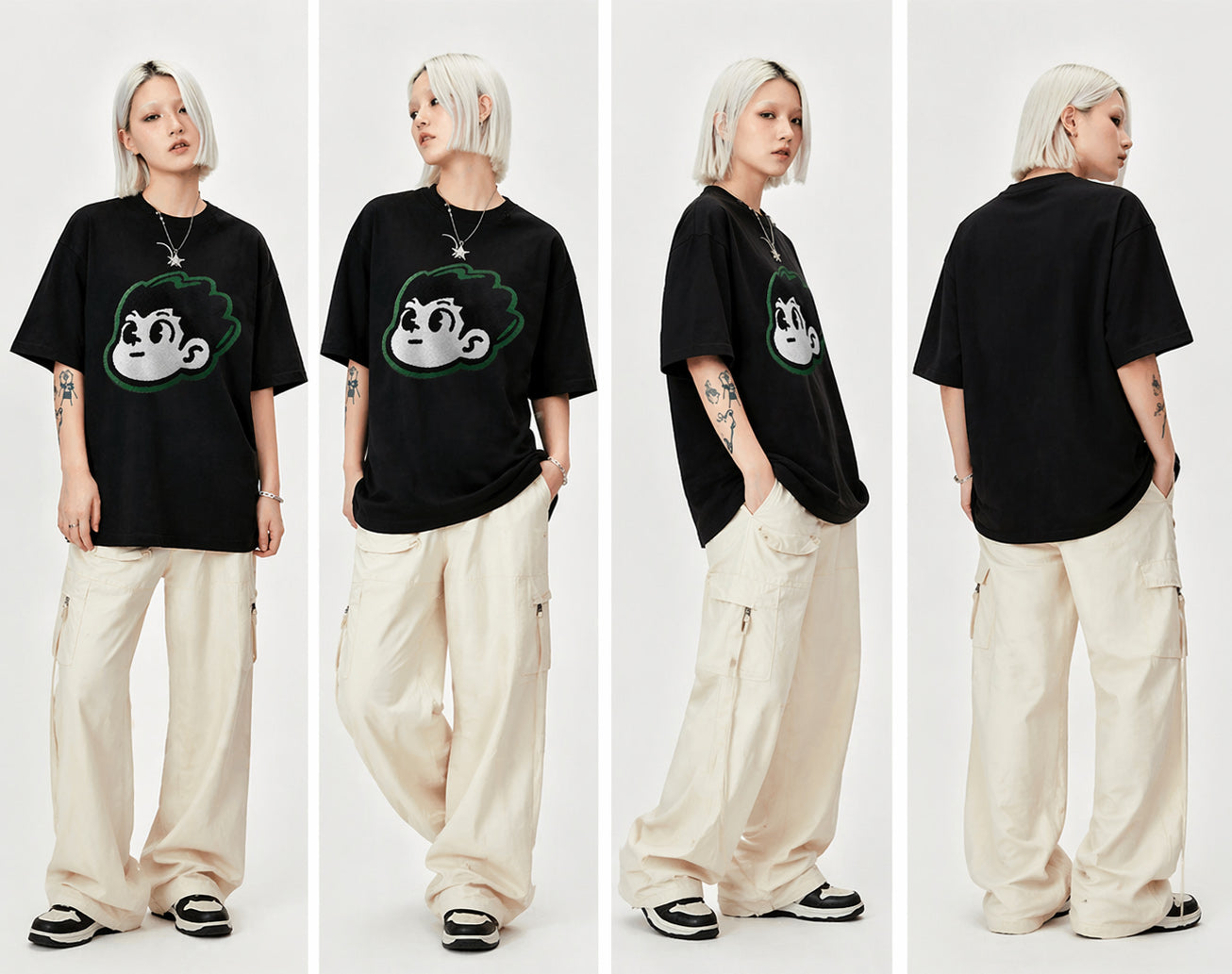Áo Thun Thêu Xù 3D REUNION R'HUNTER T-shirt