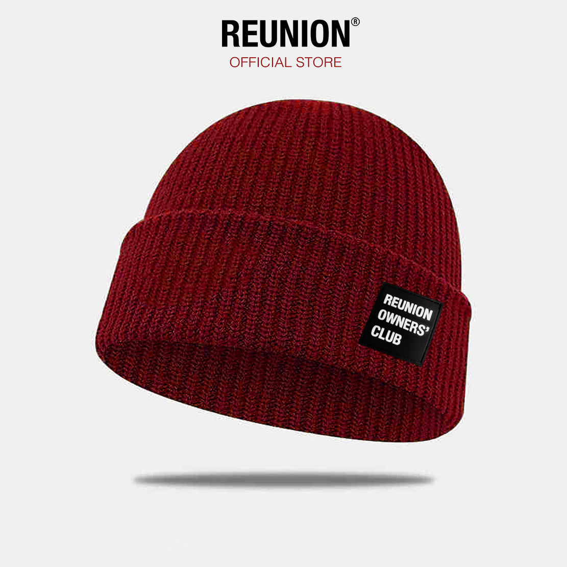 Mũ Len Benie REUNION "RUBBER LOGO"