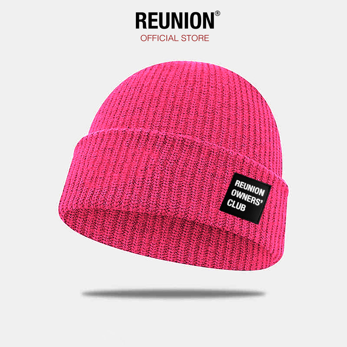 Mũ Len Benie REUNION "RUBBER LOGO"