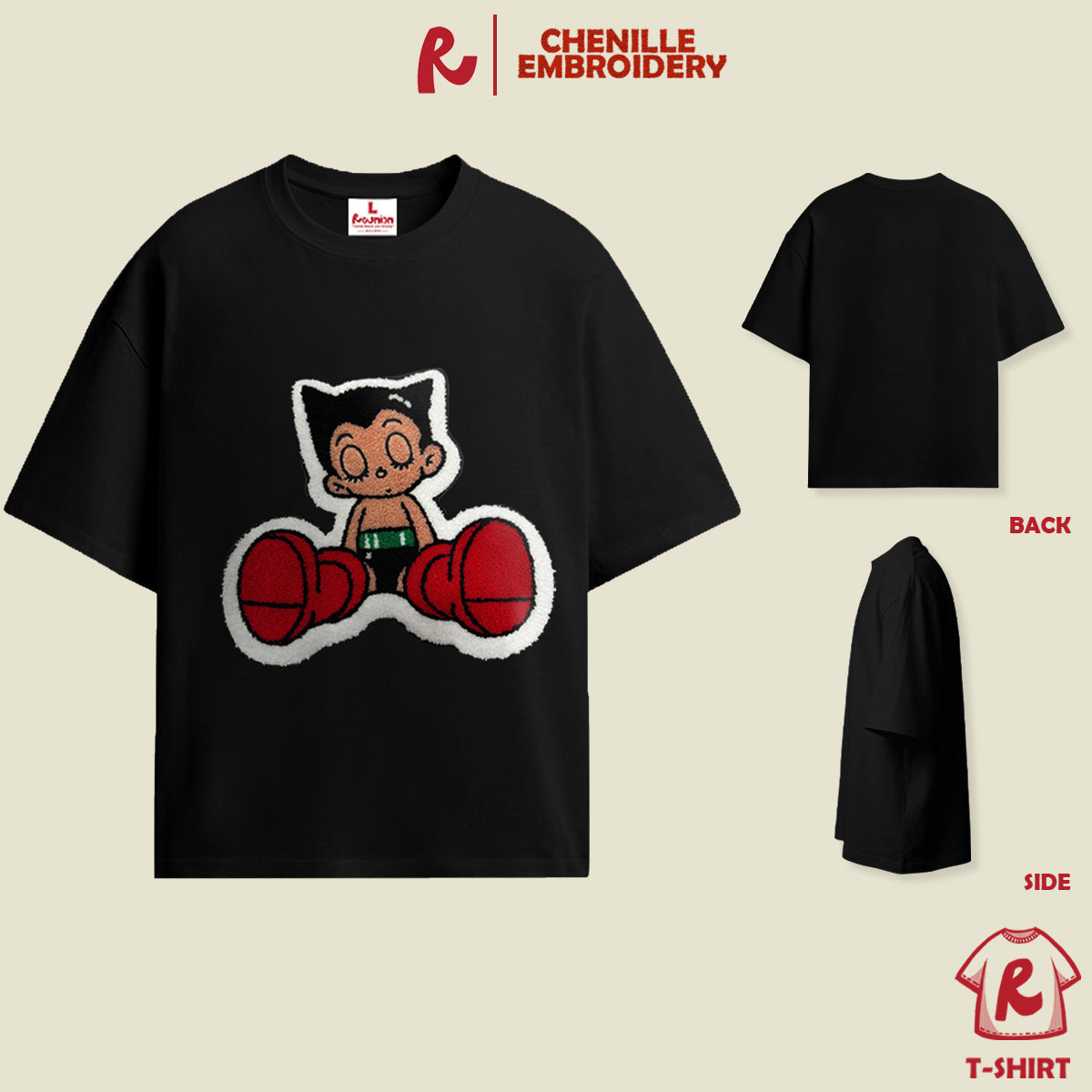 Áo Thun Thêu Xù 3D REUNION R'SLEEP ATB T-shirt