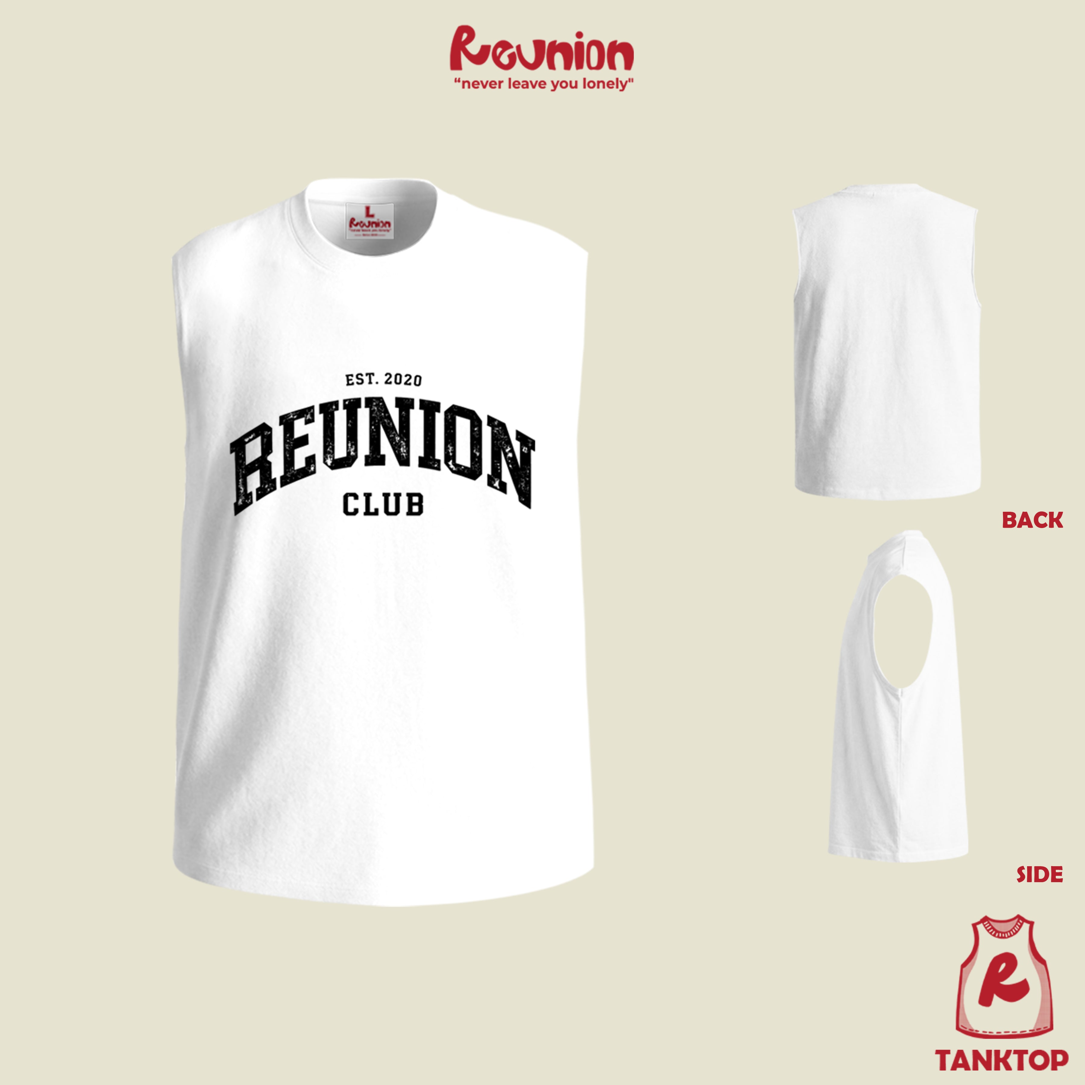 Áo Tanktop REUNION "CLUB" TT65