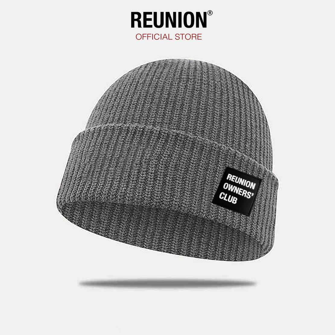 Mũ Len Benie REUNION "RUBBER LOGO"
