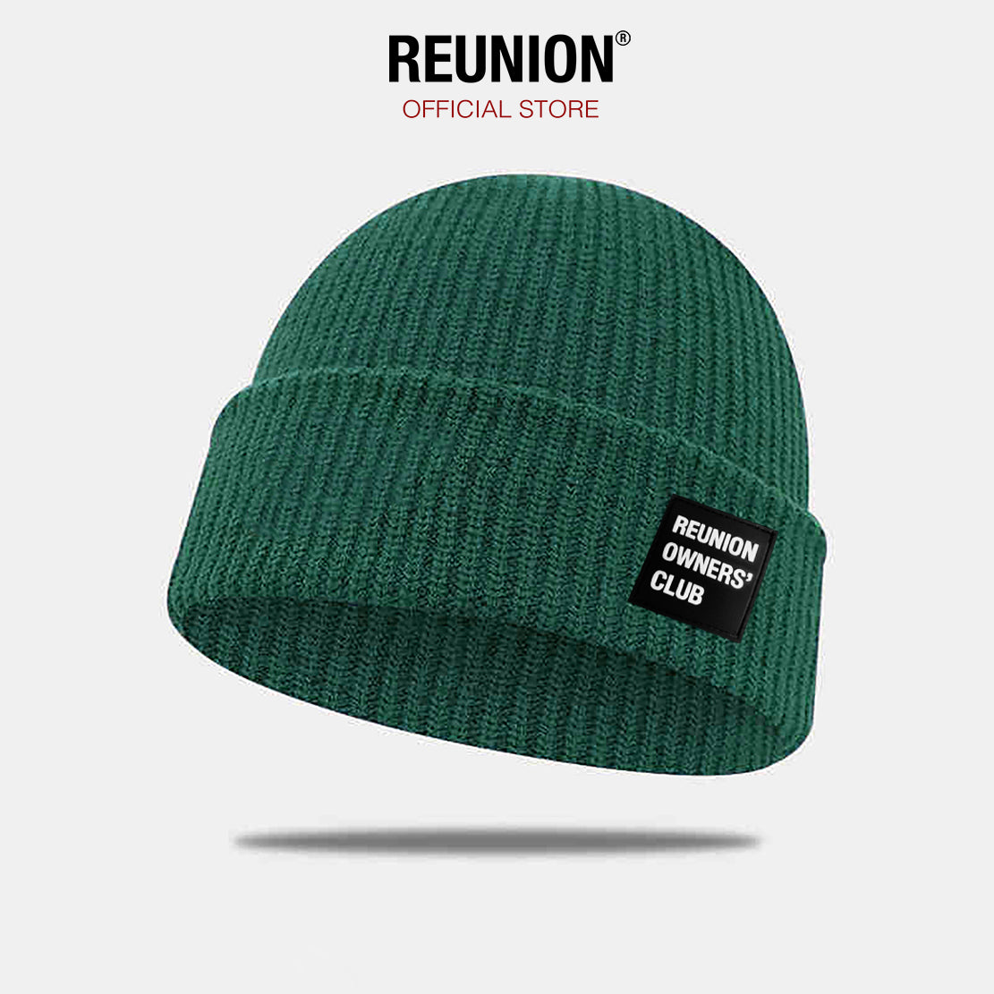 Mũ Len Benie REUNION "RUBBER LOGO"
