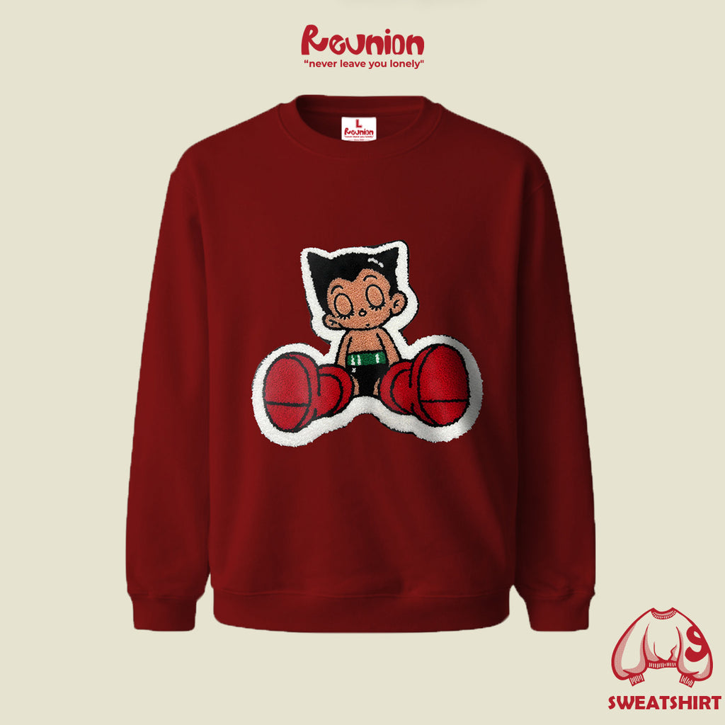 Áo Sweatshirt Thêu Xù 3D REUNION R'SLEEP ATB Sweater