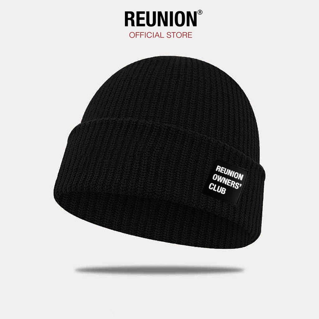 Mũ Len Benie REUNION "RUBBER LOGO"