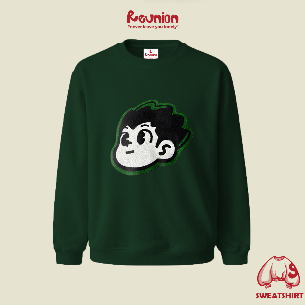 Áo Sweatshirt Thêu Xù 3D REUNION R'HUNTER Sweater