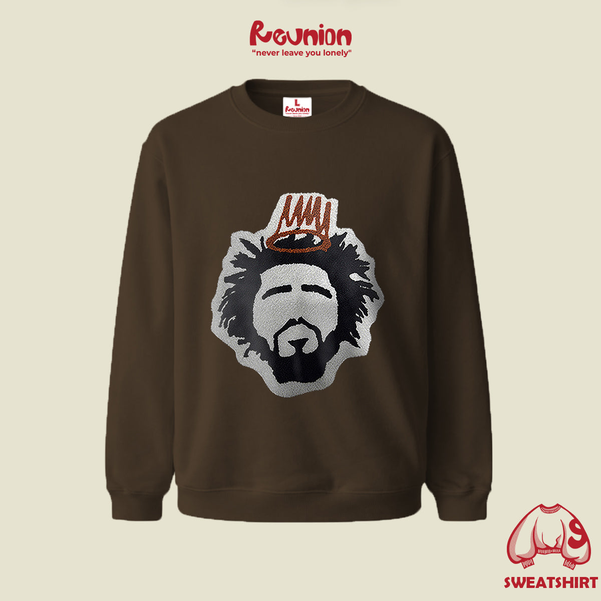 Áo Sweatshirt Thêu Xù 3D REUNION R'KING Sweater