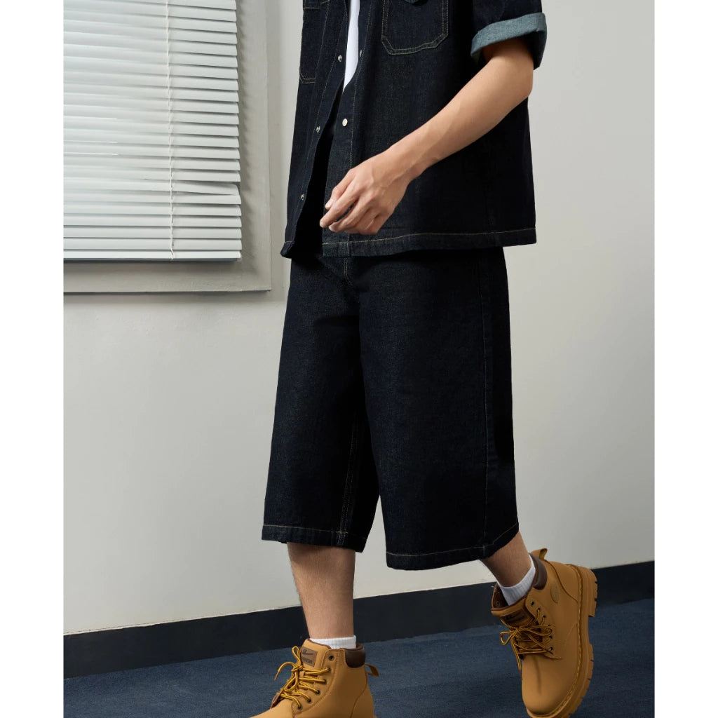 Set Quần Áo Denim Raw REUNION Nam Nữ - Đồ Bộ Denim on Denim